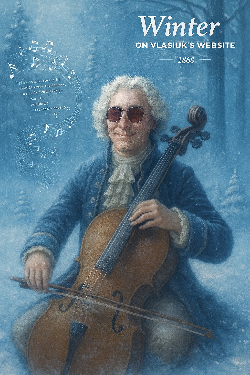 Classical music combined with programming code creates masterpieces.